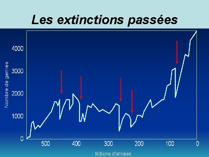 Les extinctions passées 