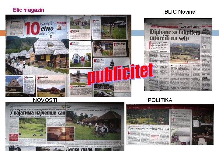 Blic magazin NOVOSTI BLIC Novine POLITIKA 