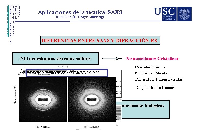 http: //imaisd. usc. es/riaidt/raiosx/ Universidade de Santiago de Compostela Servizo de difracción de Raios.