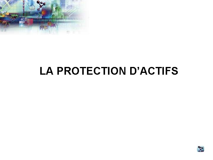 LA PROTECTION D’ACTIFS 