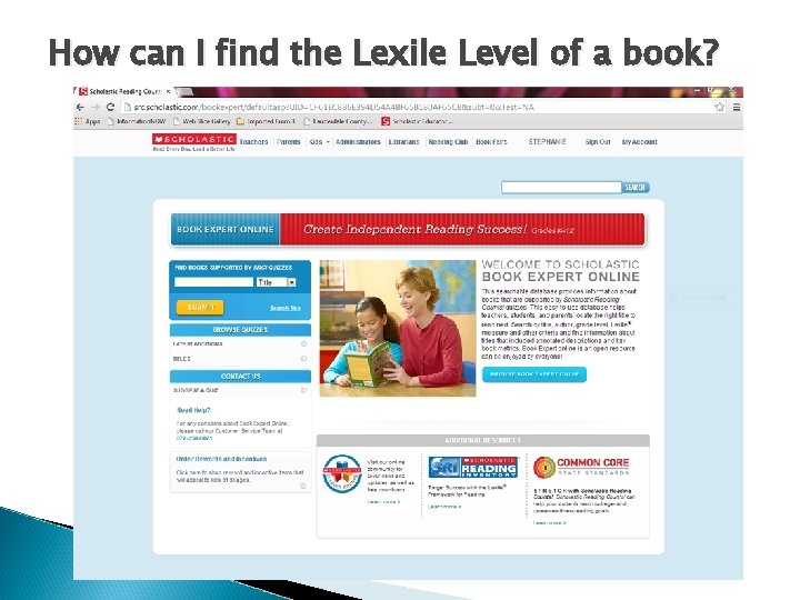 How can I find the Lexile Level of a book? 