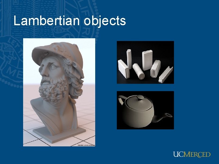 Lambertian objects 