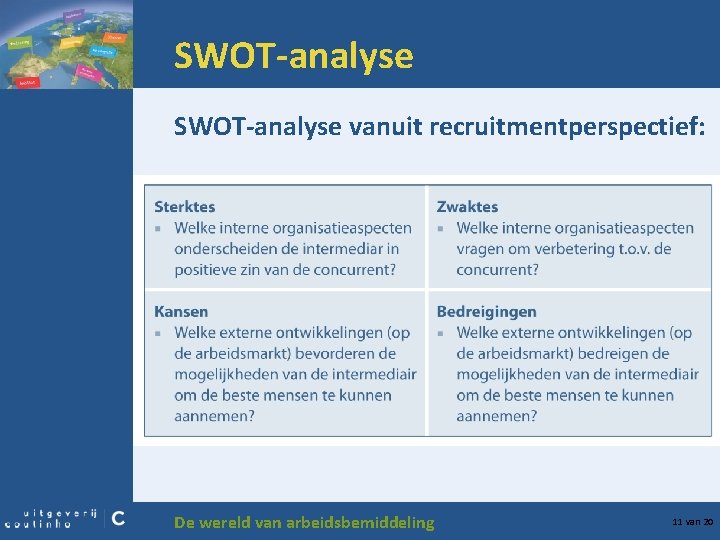SWOT-analyse vanuit recruitmentperspectief: De wereld van arbeidsbemiddeling 11 van 20 