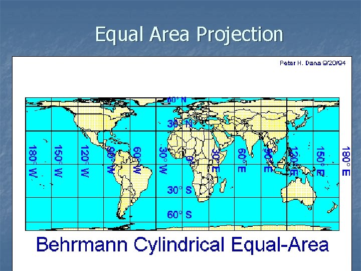 Equal Area Projection 