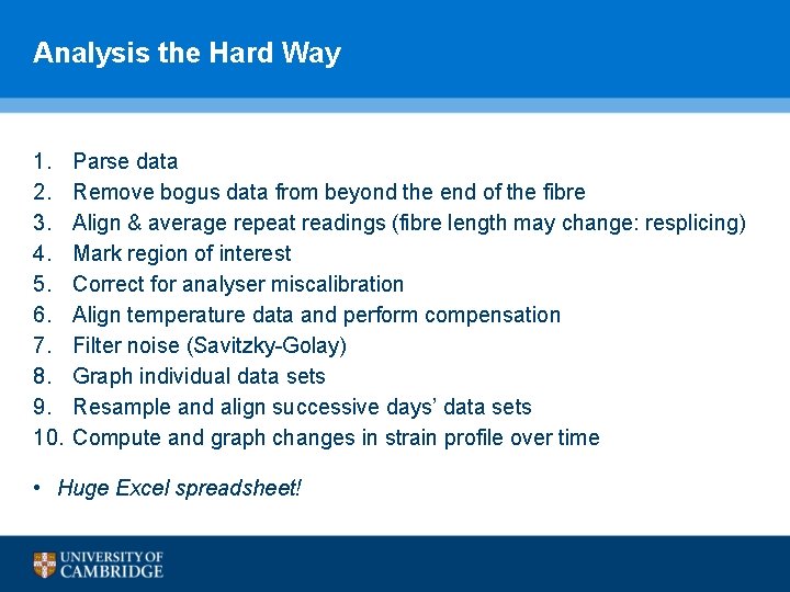 Analysis the Hard Way 1. 2. 3. 4. 5. 6. 7. 8. 9. 10.