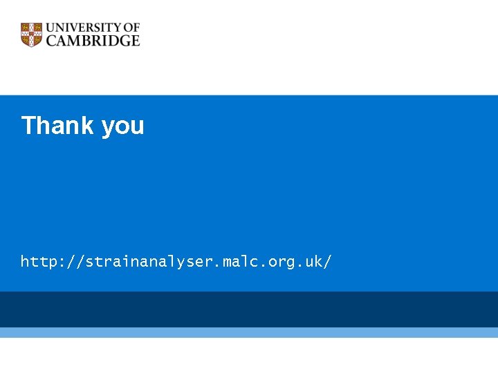 Thank you http: //strainanalyser. malc. org. uk/ 