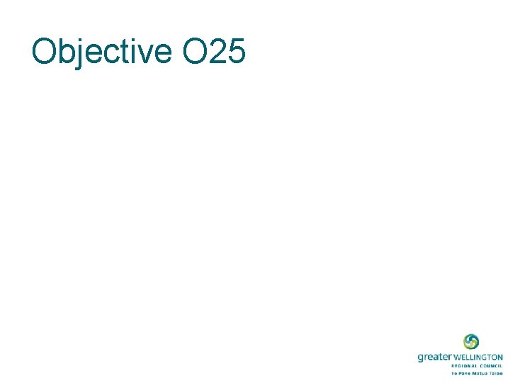 Objective O 25 