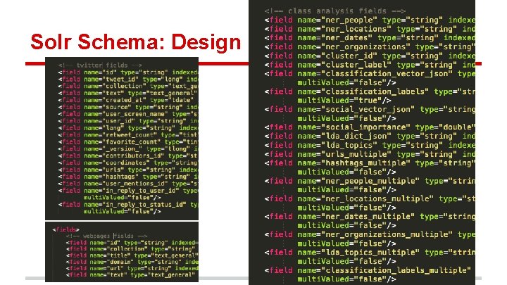 Solr Schema: Design 