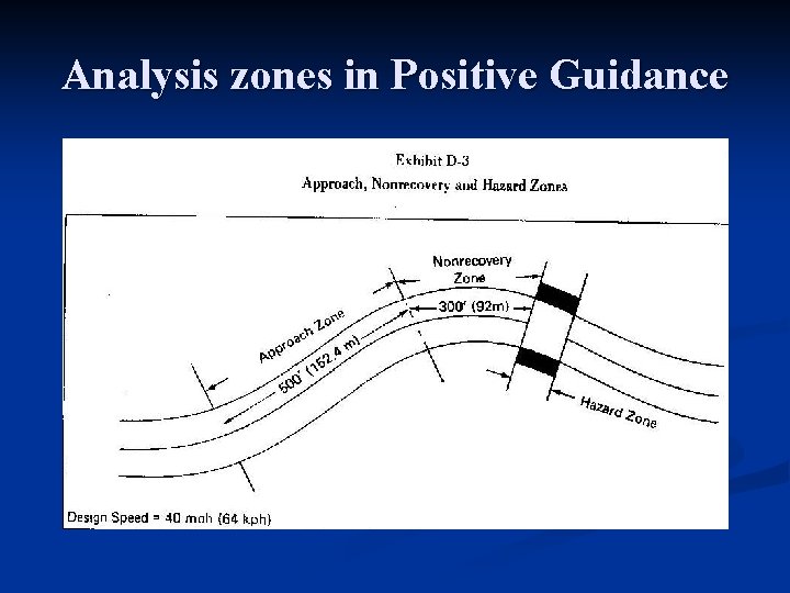 Analysis zones in Positive Guidance 