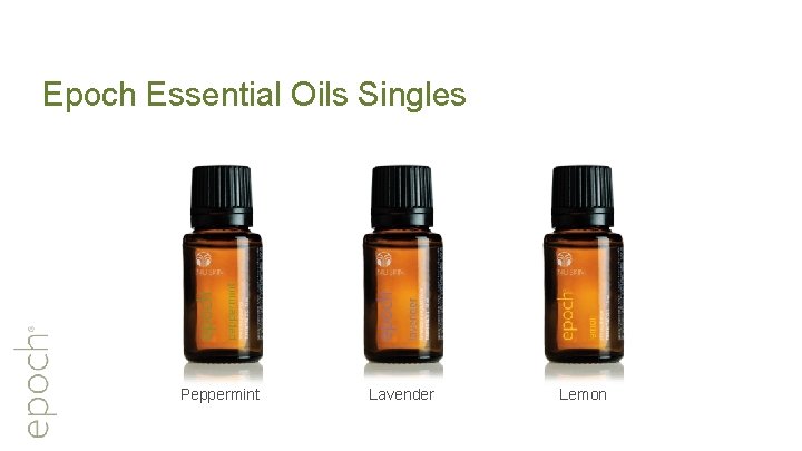 Epoch Essential Oils Singles Peppermint Lavender Lemon 