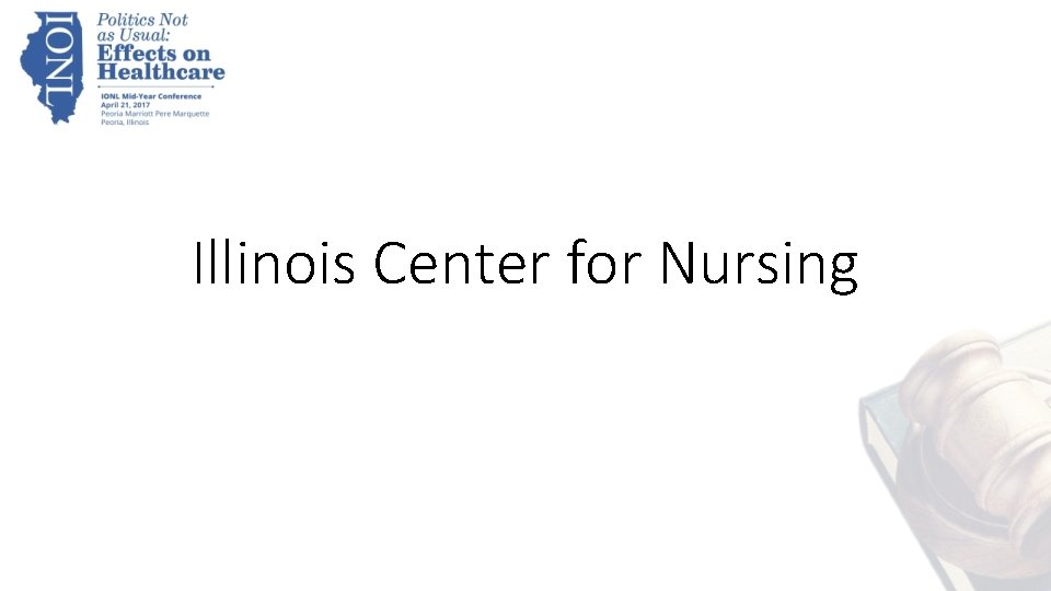 Illinois Center for Nursing 