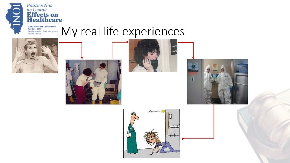 My real life experiences 