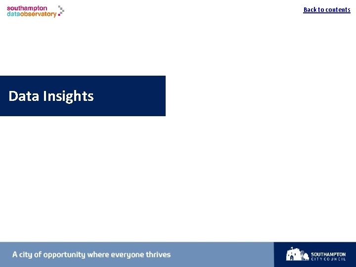 I Data Insights Back to contents 