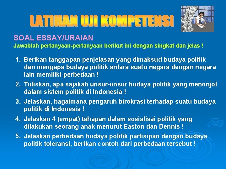 Waktu 6 X 45 Menit Kompetensi Dasar Standar