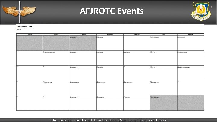 AFJROTC Events 