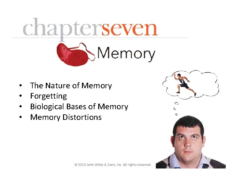  • • The Nature of Memory Forgetting Biological Bases of Memory Distortions ©