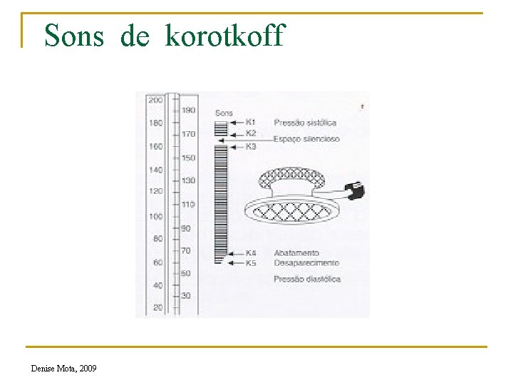 Sons de korotkoff Denise Mota, 2009 