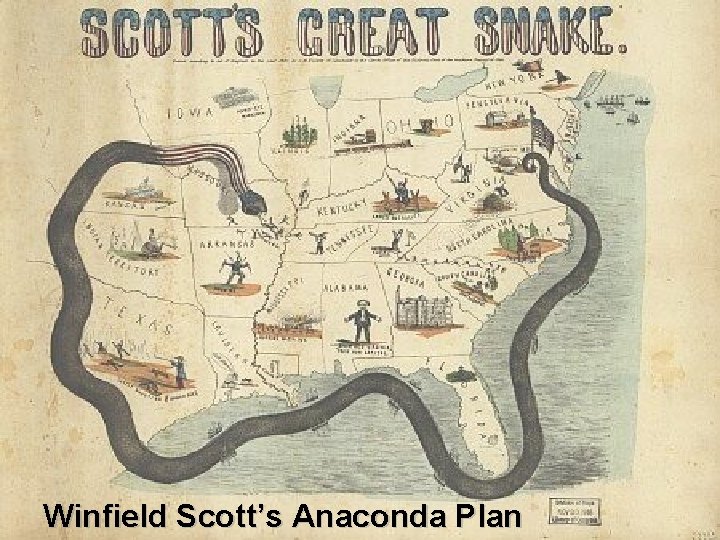 Winfield Scott’s Anaconda Plan 