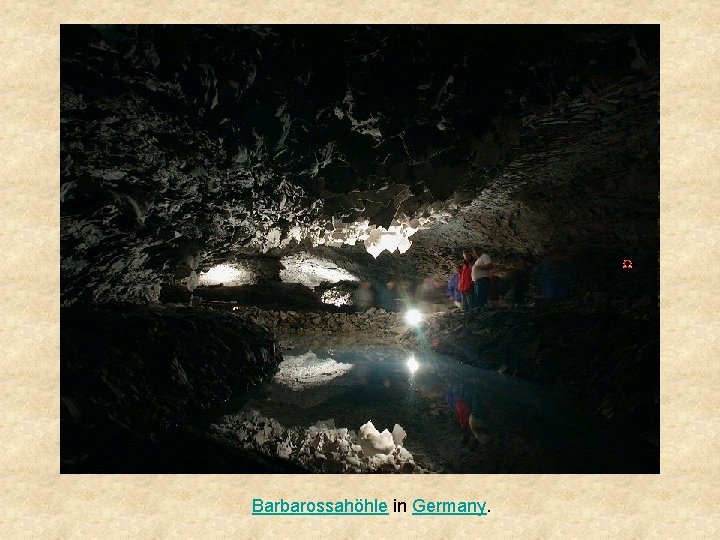 Barbarossahöhle in Germany. 