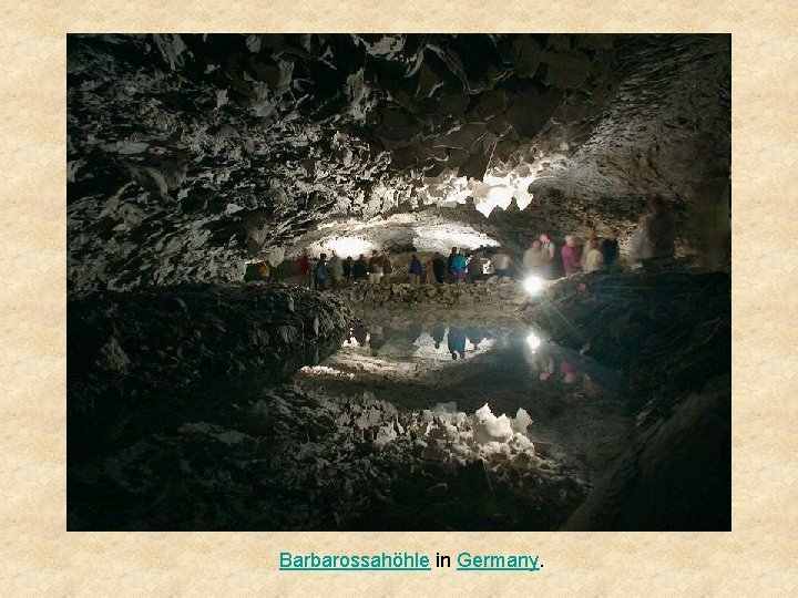 Barbarossahöhle in Germany. 