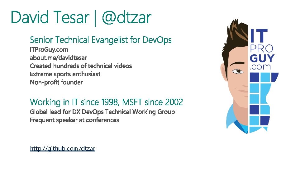 http: //github. com/dtzar 