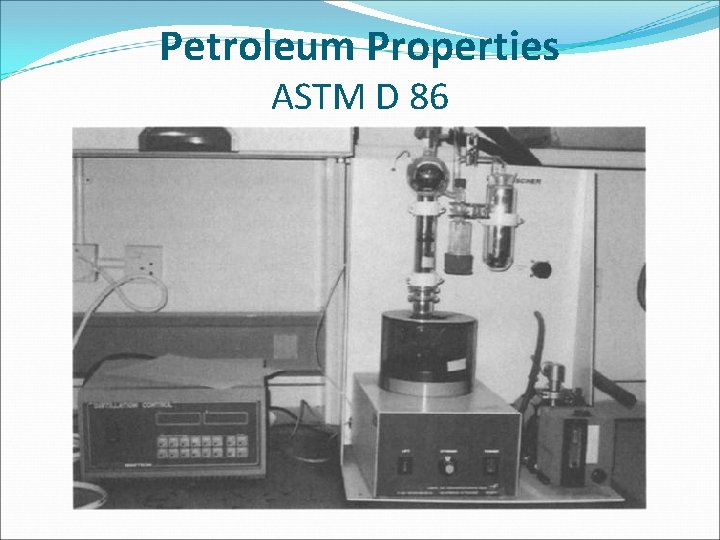 Petroleum Properties ASTM D 86 