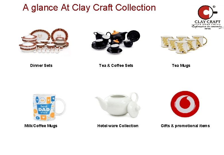 A glance At Clay Craft Collection Dinner Sets Milk/Coffee Mugs Tea & Coffee Sets A glance At Clay Craft Collection Dinner Sets Milk/Coffee Mugs Tea & Coffee Sets