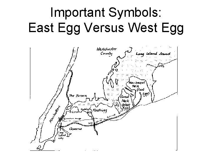 Important Symbols: East Egg Versus West Egg 