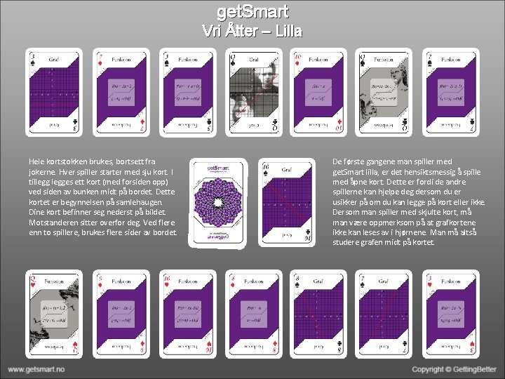 get. Smart Vri Åtter – Lilla Hele kortstokken brukes, bortsett fra jokerne. Hver spiller