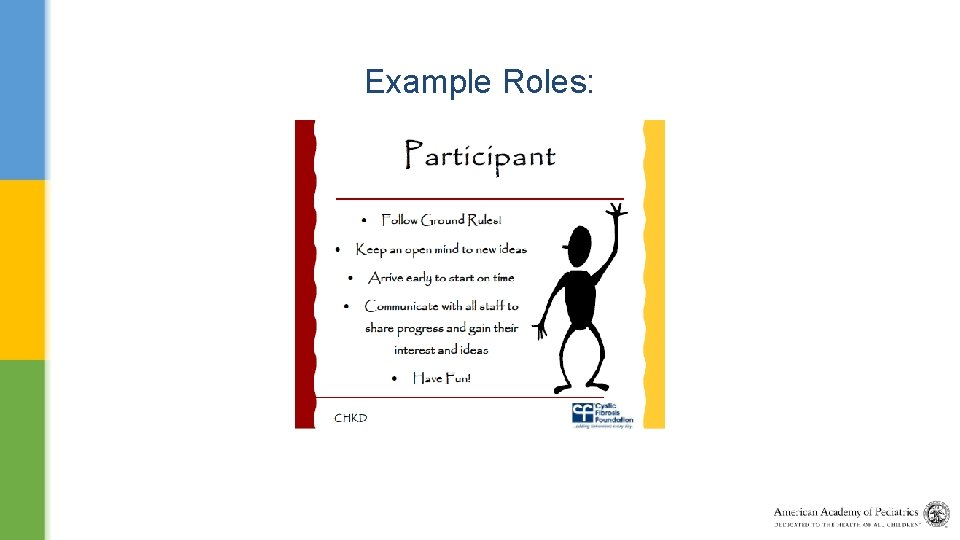Example Roles: 