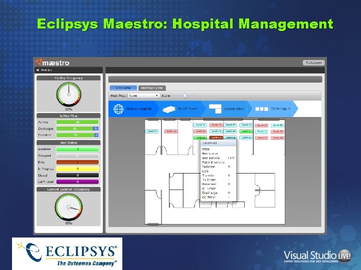 Eclipsys Maestro: Hospital Management 