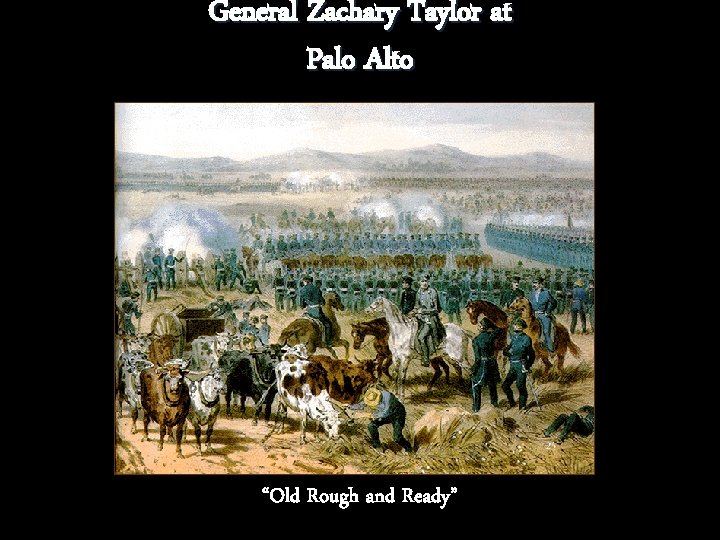 General Zachary Taylor at Palo Alto “Old Rough and Ready” 