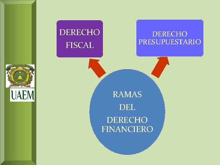 DERECHO FISCAL DERECHO PRESUPUESTARIO RAMAS DEL DERECHO FINANCIERO 