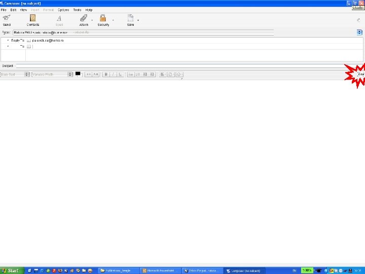 Scenario • Bob, Alice and Tom exchange resources via email • They do not