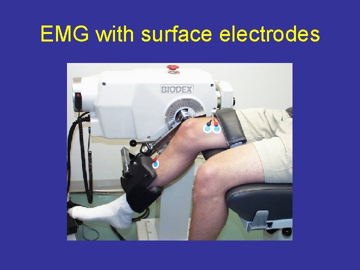 EMG with surface electrodes 