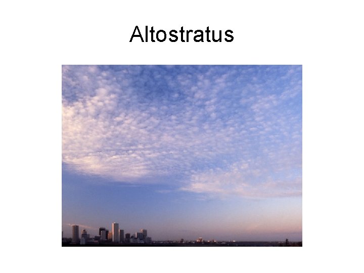 Altostratus 