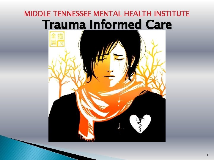 MIDDLE TENNESSEE MENTAL HEALTH INSTITUTE Trauma Informed Care 1 