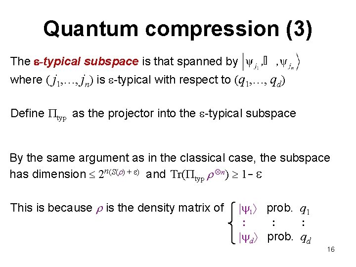 Quantization In Cs File Compression Introduction to Quantum Information Processing QIC 710 CS
