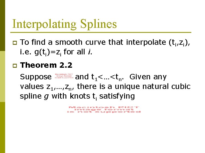 Introduction To Smoothing Splines Tongtong Wu Feb 29