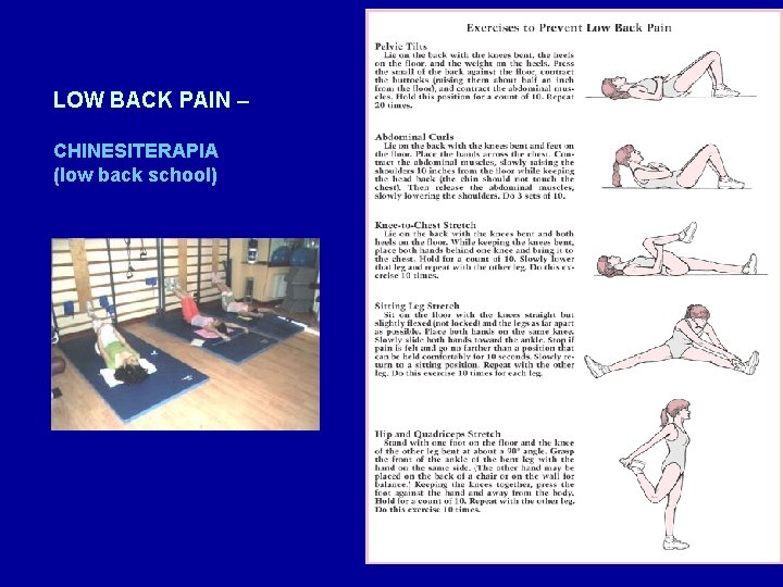 LOW BACK PAIN – CHINESITERAPIA (low back school) 