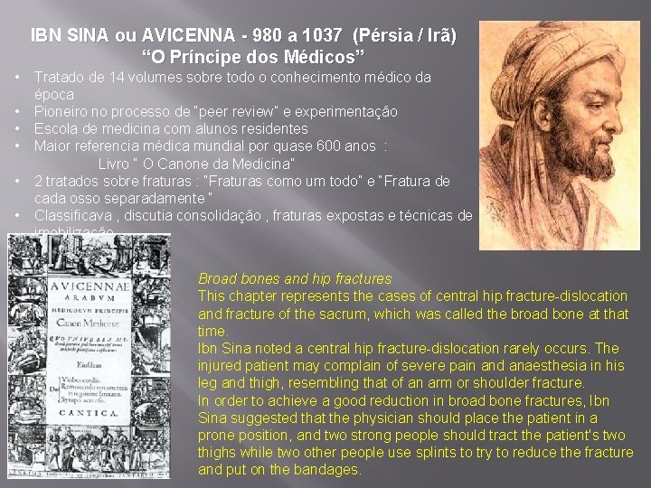  IBN SINA ou AVICENNA - 980 a 1037 (Pérsia / Irã) “O Príncipe