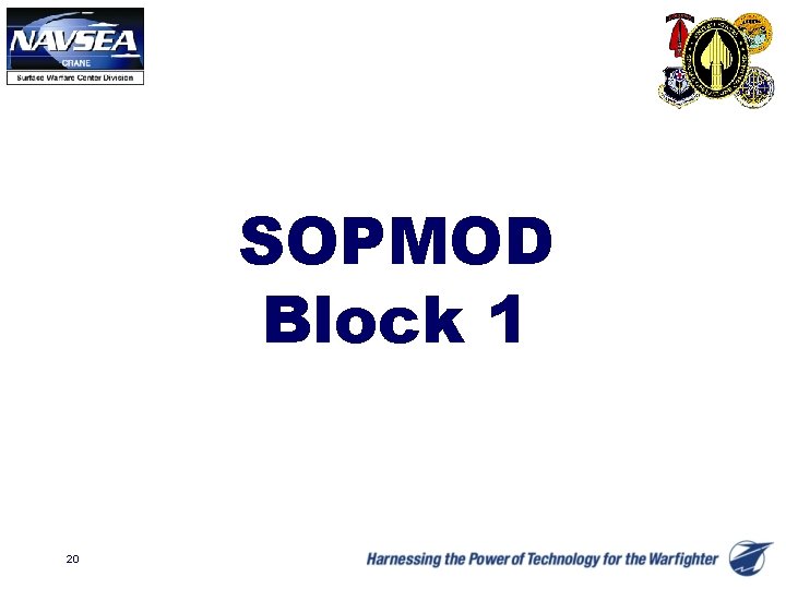 SOPMOD Block 1 20 