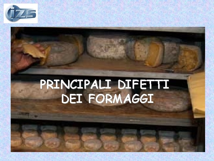 PRINCIPALI DIFETTI DEI FORMAGGI 