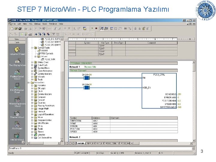 STEP 7 Micro/Win - PLC Programlama Yazılımı 11/22/2020 Endüstriyel Otomasyon 3 