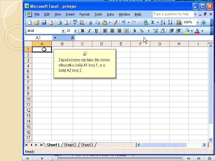 Microsoft Excel Rasporede OBRADA TABELA MS EXCEL FUNKCIJA I STARTOVANJE EXCELa