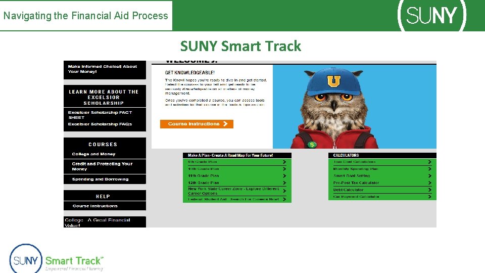 Navigating the Financial Aid Process SUNY Smart Track 
