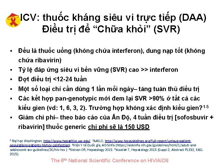 HCV: thuốc kháng siêu vi trực tiếp (DAA) Điều trị để “Chữa khỏi” (SVR)