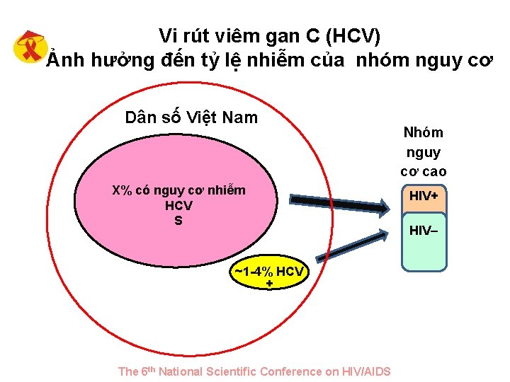 Vi rút viêm gan C (HCV) Ảnh hưởng đến tỷ lệ nhiễm của nhóm