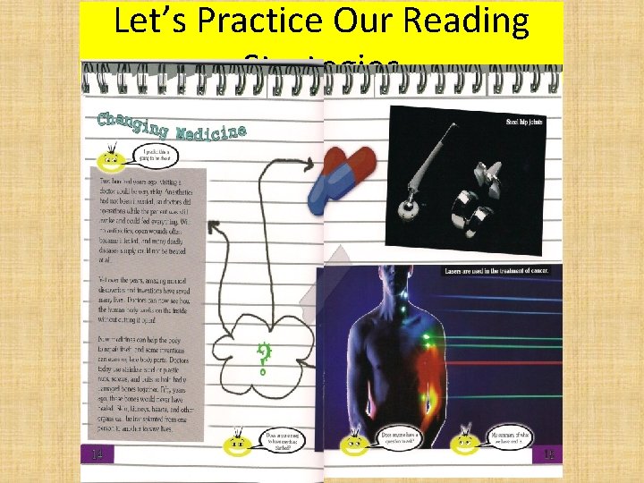 Let’s Practice Our Reading Strategies Let’s Practice Our Reading Strategies