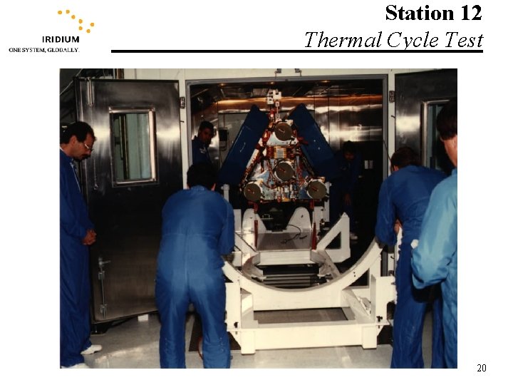 Station 12 Thermal Cycle Test 20 